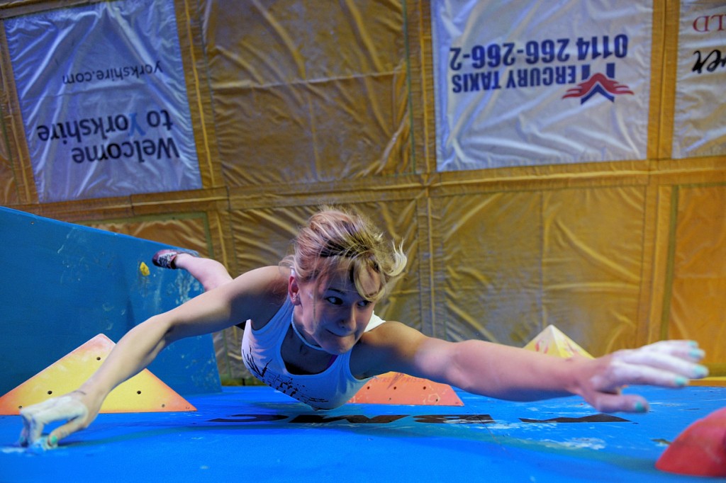 Shauna Coxsey in the final